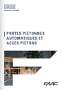 Catalogue Portes Automatiques FAAC