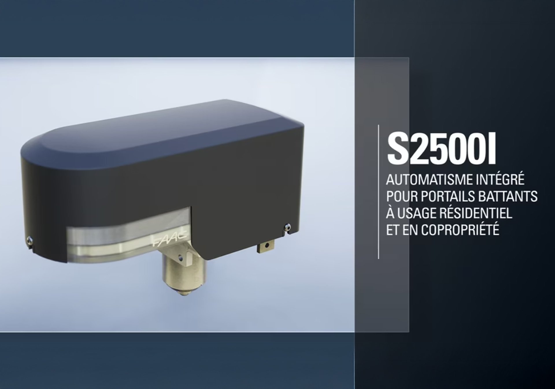 FAAC S2500I Attuatore Elettromeccanico per Cancelli a Battente